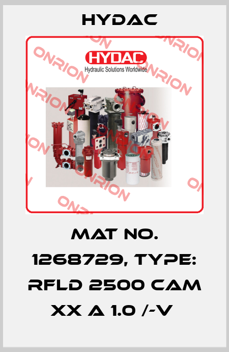 Mat No. 1268729, Type: RFLD 2500 CAM XX A 1.0 /-V  Hydac