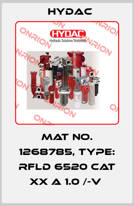 Mat No. 1268785, Type: RFLD 6520 CAT XX A 1.0 /-V  Hydac