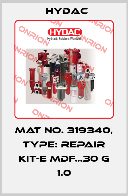 Mat No. 319340, Type: REPAIR KIT-E MDF...30 G 1.0 Hydac