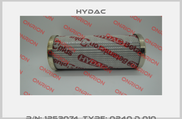 P/N: 1253074, Type: 0240 D 010 BH4HC Hydac