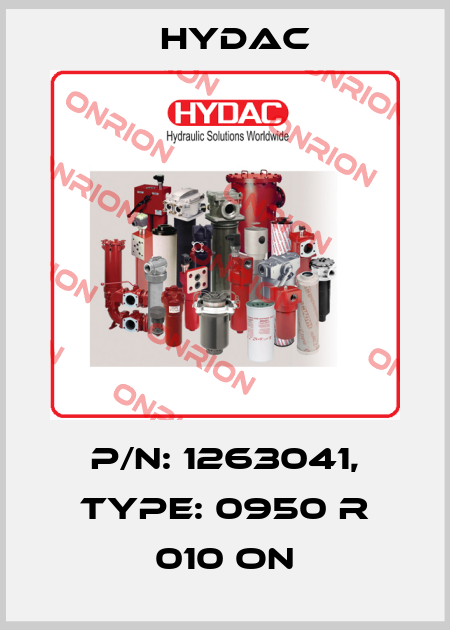 P/N: 1263041, Type: 0950 R 010 ON Hydac