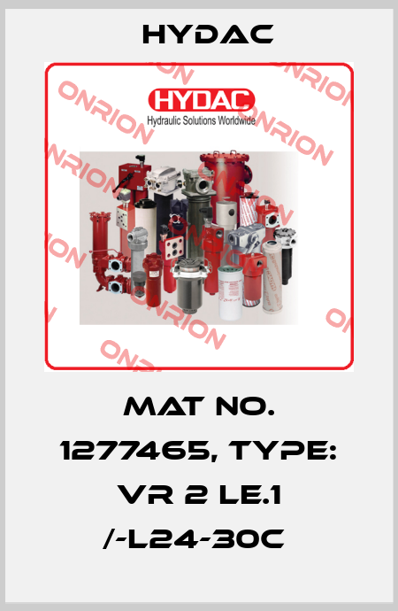 Mat No. 1277465, Type: VR 2 LE.1 /-L24-30C  Hydac