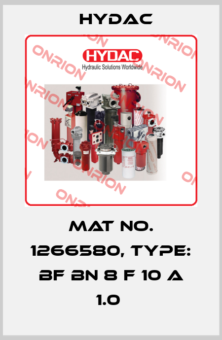 Mat No. 1266580, Type: BF BN 8 F 10 A 1.0  Hydac