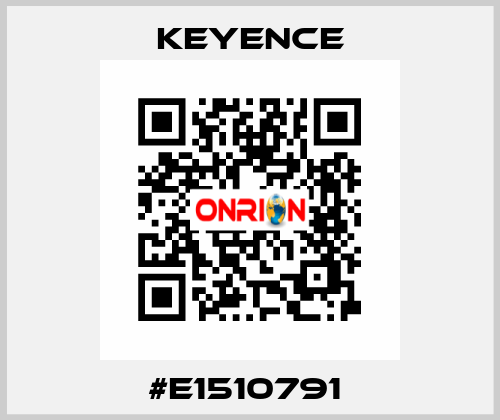 #E1510791  Keyence