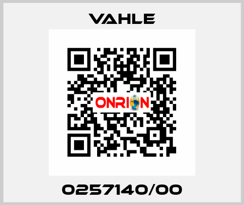 0257140/00 Vahle