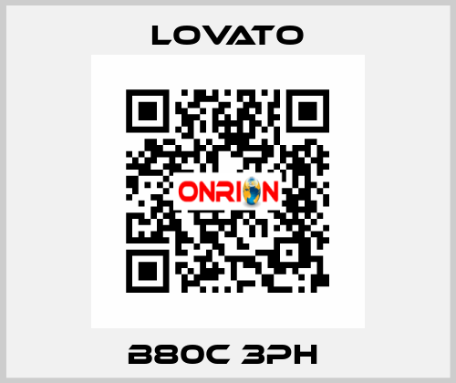 B80C 3PH  Lovato