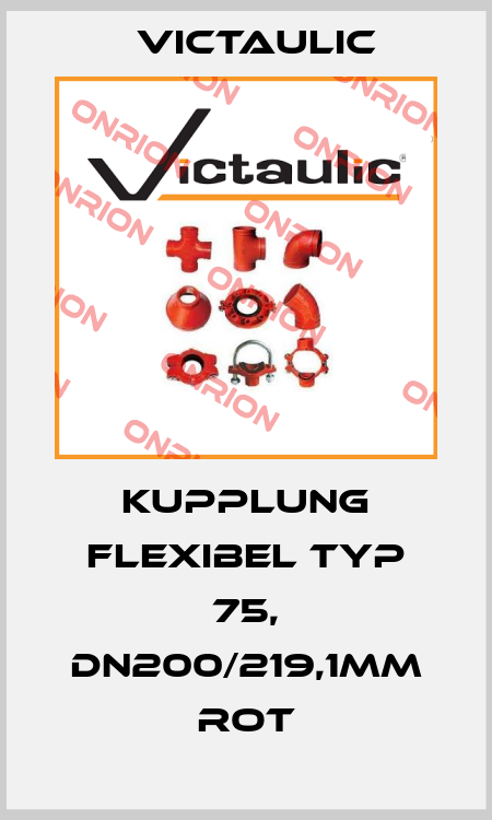 Kupplung flexibel Typ 75, DN200/219,1mm rot Victaulic