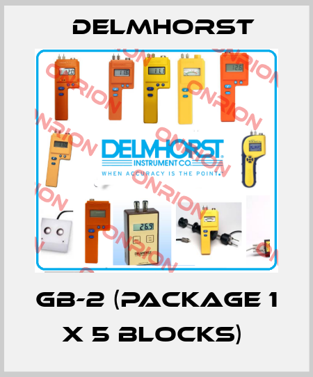 GB-2 (package 1 x 5 blocks)  Delmhorst