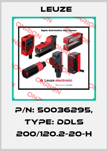 p/n: 50036295, Type: DDLS 200/120.2-20-H Leuze