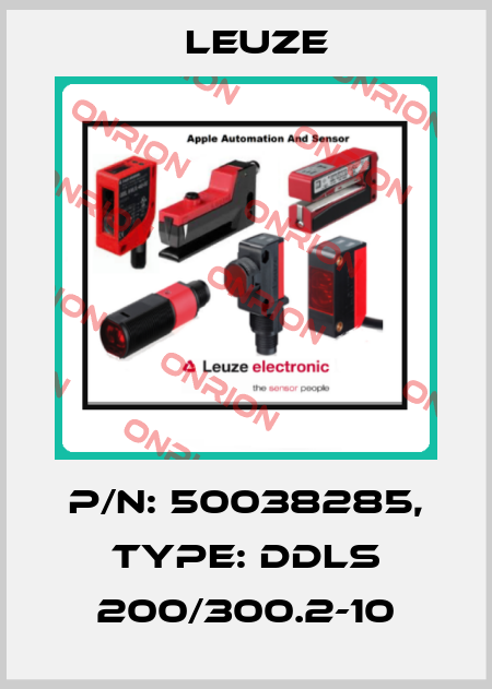p/n: 50038285, Type: DDLS 200/300.2-10 Leuze