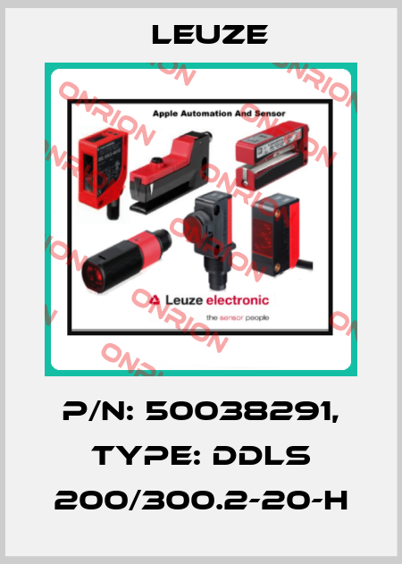 p/n: 50038291, Type: DDLS 200/300.2-20-H Leuze