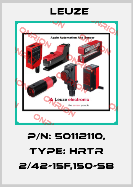 p/n: 50112110, Type: HRTR 2/42-15F,150-S8 Leuze