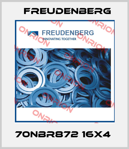 70NBR872 16X4  Freudenberg