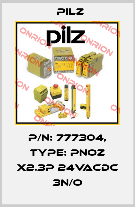 p/n: 777304, Type: PNOZ X2.3P 24VACDC 3n/o Pilz