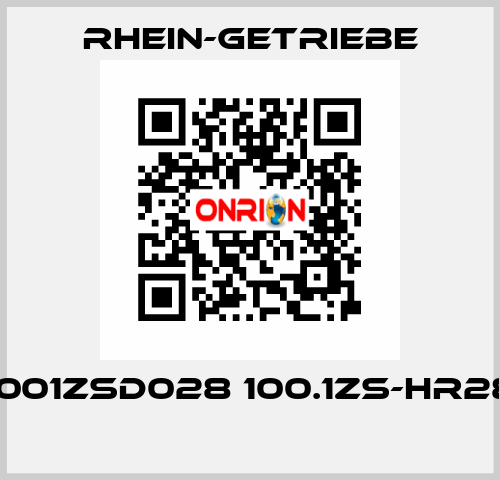 1001ZSD028 100.1ZS-HR28  Rhein-Getriebe