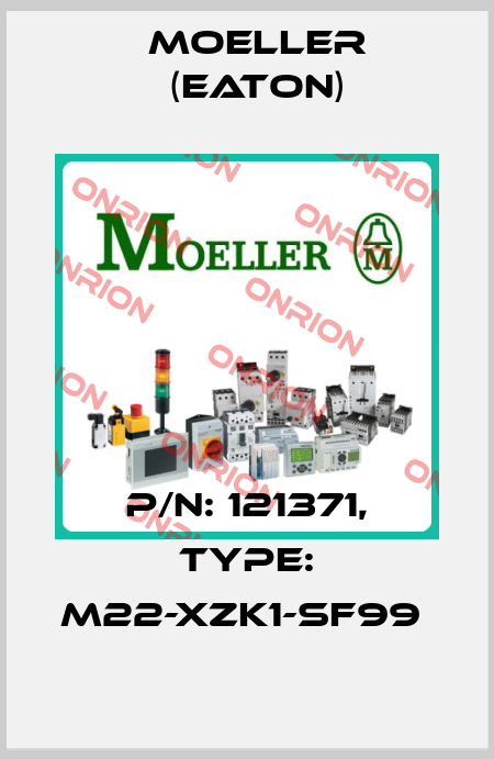P/N: 121371, Type: M22-XZK1-SF99  Moeller (Eaton)
