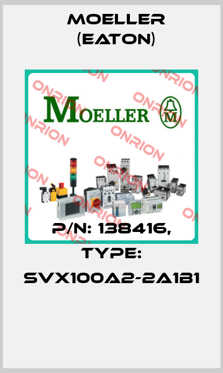 P/N: 138416, Type: SVX100A2-2A1B1  Moeller (Eaton)