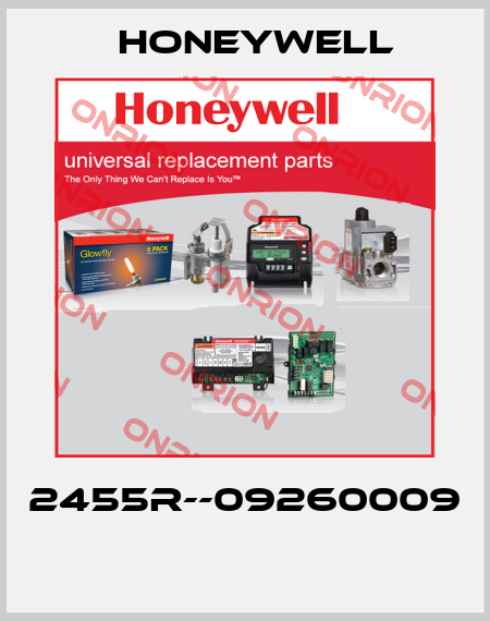 2455R--09260009  Honeywell