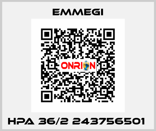 HPA 36/2 243756501  Emmegi