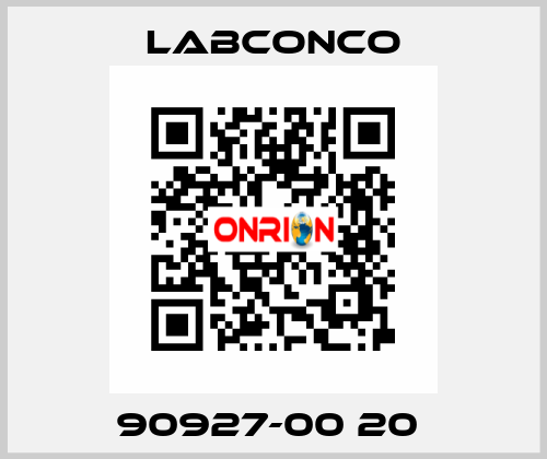 90927-00 20  Labconco