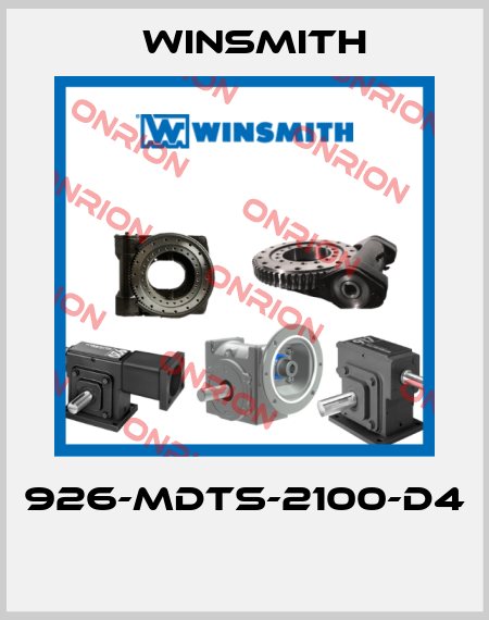 926-MDTS-2100-D4  Winsmith