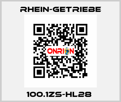 100.1ZS-HL28  Rhein-Getriebe