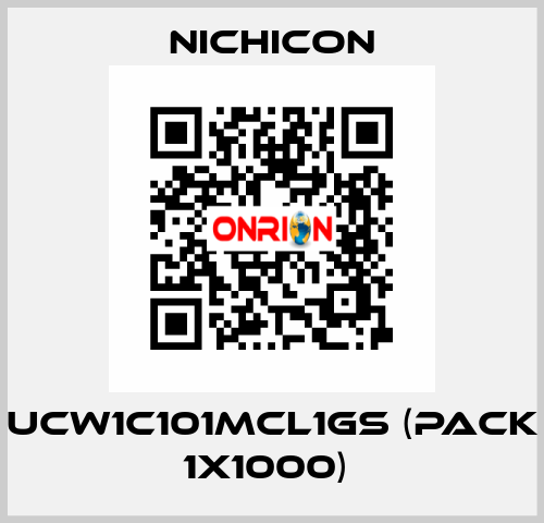 UCW1C101MCL1GS (pack 1x1000)  NICHICON
