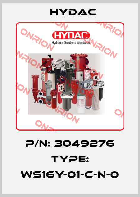 P/N: 3049276 Type: WS16Y-01-C-N-0 Hydac