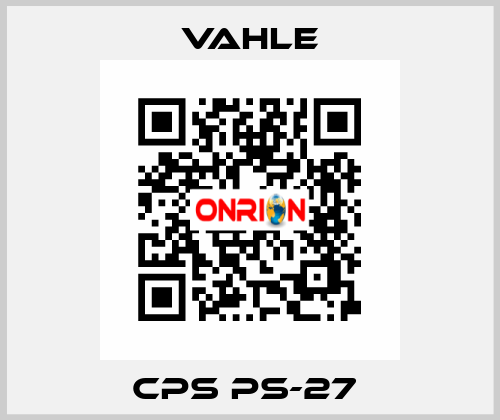 CPS PS-27  Vahle