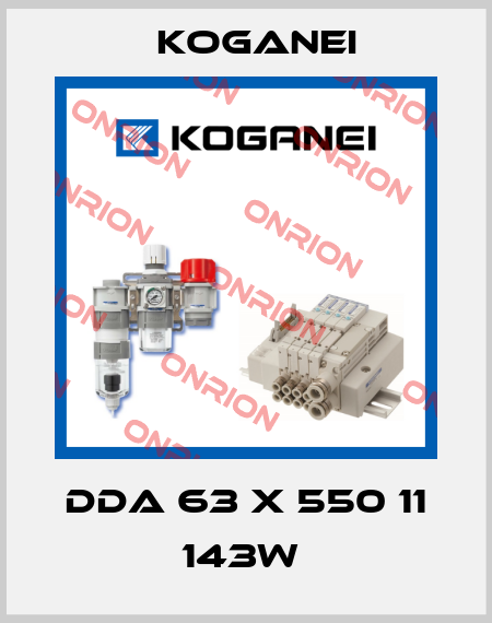 DDA 63 X 550 11 143W  Koganei