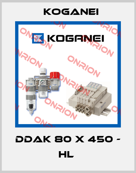 DDAK 80 X 450 - HL  Koganei