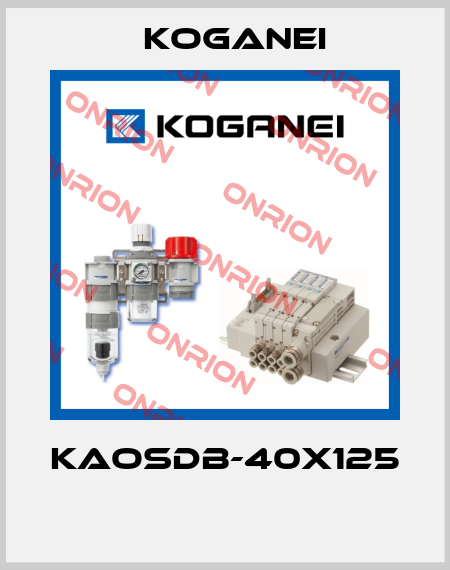 KAOSDB-40X125  Koganei
