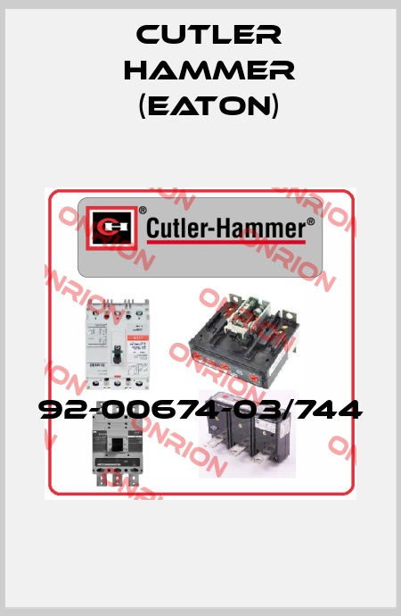 92-00674-03/744  Cutler Hammer (Eaton)