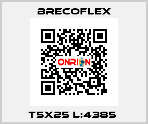 T5X25 L:4385  Brecoflex