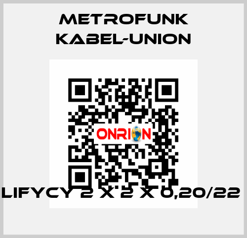 LifYCY 2 x 2 x 0,20/22  METROFUNK KABEL-UNION