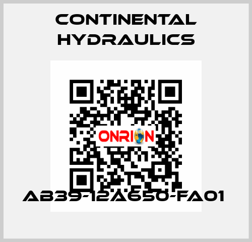 AB39-12A650-FA01  Continental Hydraulics