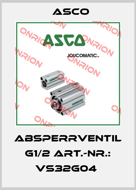 ABSPERRVENTIL G1/2 ART.-NR.: VS32G04  Asco