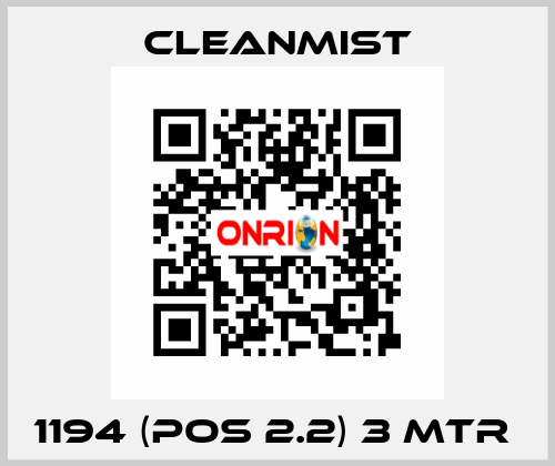 1194 (pos 2.2) 3 mtr  CleanMist