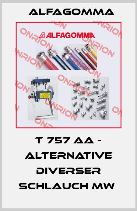 T 757 AA - alternative Diverser Schlauch MW  Alfagomma