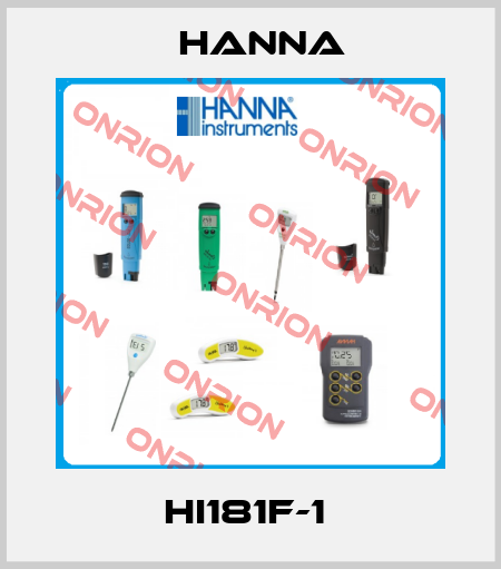HI181F-1  Hanna