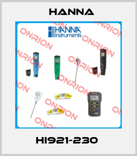 HI921-230  Hanna