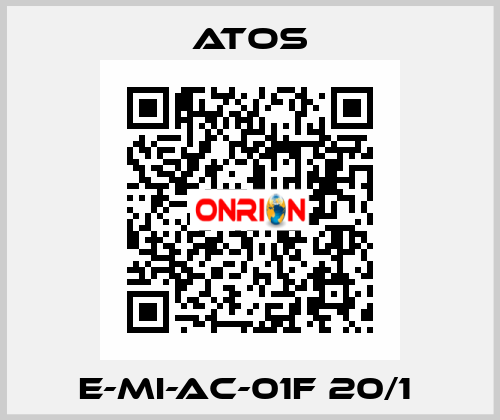 E-MI-AC-01F 20/1  Atos