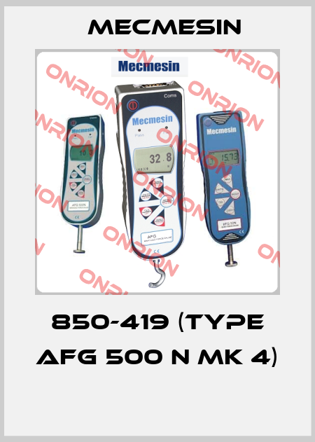 850-419 (Type AFG 500 N MK 4)  Mecmesin