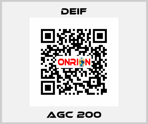 AGC 200 Deif