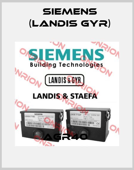 AGR40  Siemens (Landis Gyr)