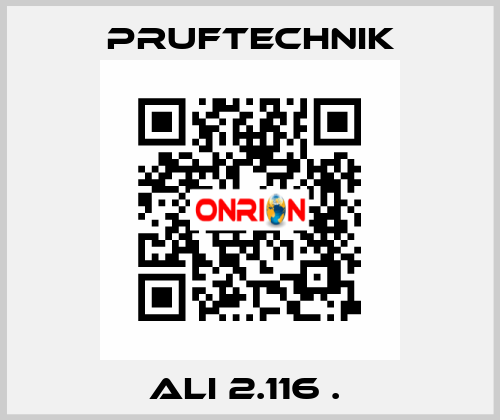 ALI 2.116 .  Pruftechnik