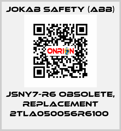 JSNY7-R6 obsolete, replacement 2TLA050056R6100  Jokab Safety (ABB)