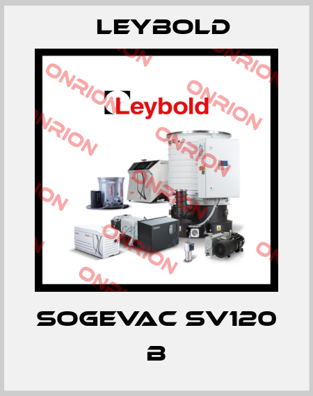 SOGEVAC SV120 B Leybold