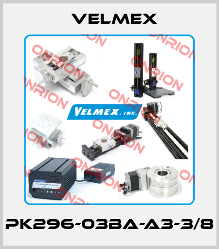 PK296-03BA-A3-3/8 Velmex