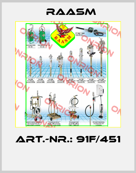 ART.-NR.: 91F/451  Raasm